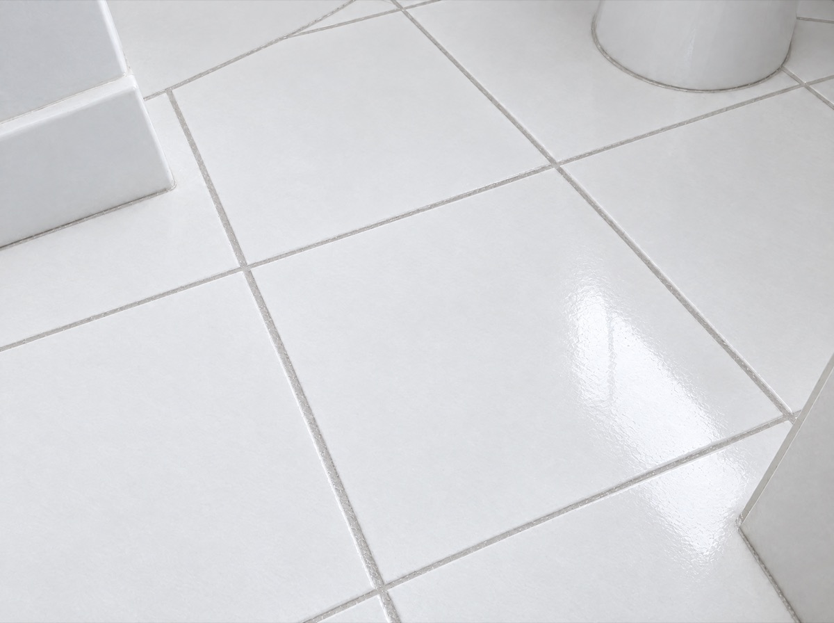 Clean white grout